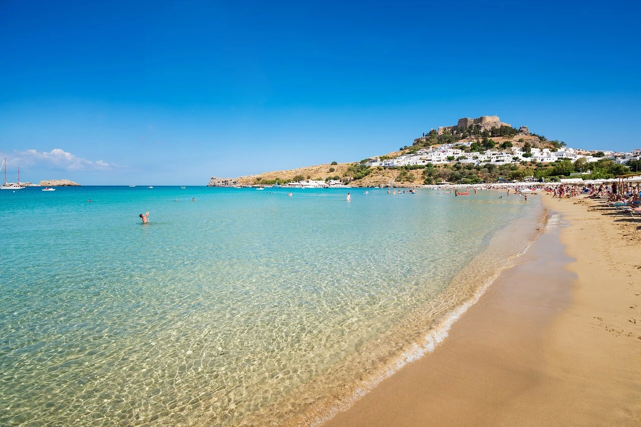 Family on Crete Beach